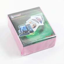 Colección de CD/DVD transparente de doble cara, juego de piezas con diseño resistente a los arañazos, a prueba de polvo, bolsa de almacenamiento con ranura para CD, varios colores VQZI - Rosa - Ver 13