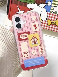 这款来自 1 PCin Garden Hut 的硅胶保护壳，时尚美观，个性十足，兼容 17、 17 Pro Max、 16 Pro Max、 15 Pro、 14 和 13/12/11，是情人节、生日、母亲节送给家人、朋友、姐妹或女友的理想礼物。 - 粉色 - 查看 4