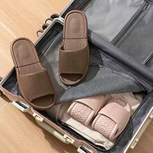 EVA材质浴室拖鞋，静音便携可折叠，适合居家、旅行、酒店、客厅、浴室等场所使用。 - 黑色 - 查看 11