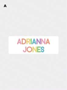 1-240 szt. Etykiety z imieniem, Naklejki z tekstem, Naklejki na artykuły papiernicze, Kolorowe etykiety z tekstem, Etykiety z imieniem, Naklejki bez prasowania, Etykiety wodoodporne i olejoodporne, Etykiety przezroczyste, Etykiety wielokrotnego użytku - Personalizacja listów - Zobacz 7