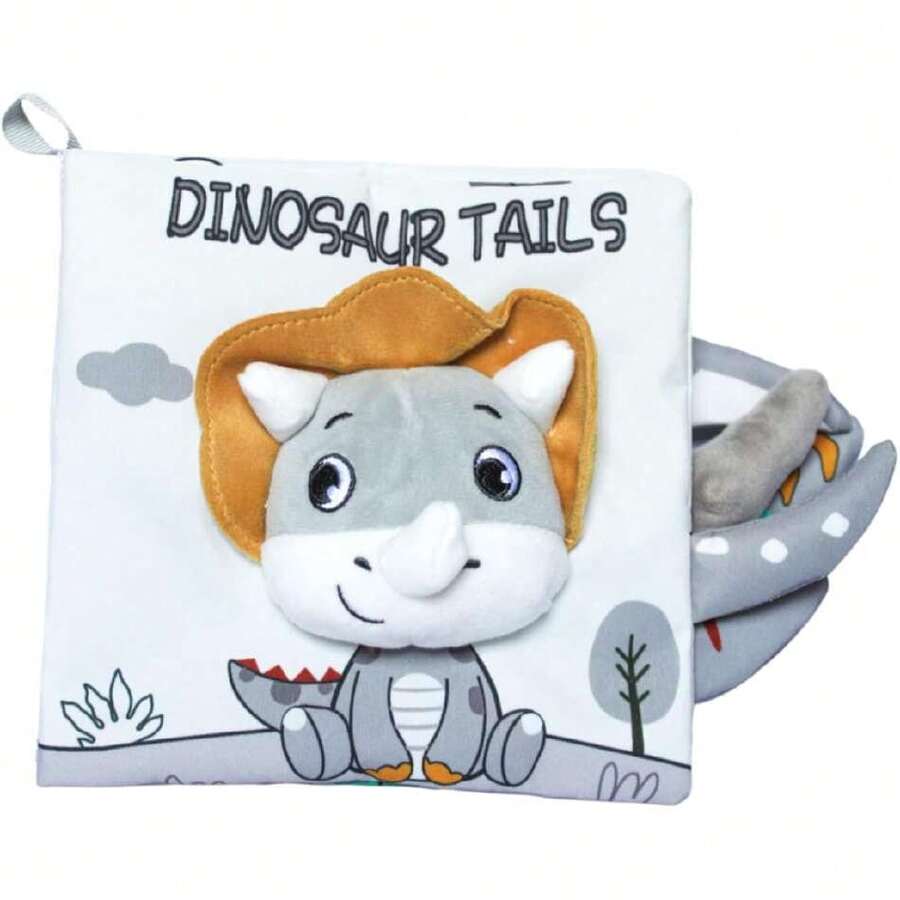 Libro Sensorial para Bebe - Juguetes para Bebe De 0 a 6 Meses, Libro de Tela, Cuentos para Bebes, Estimulacion Temprana, Cuentos para Bebes 0-6 Meses, Resistente Lavable (Azul, Dinosaurio),40964667 - Lila Púrpura - Ver 1
