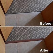 1pc 1m X 3.5cm Carpet To Tile Transition Strip, Wear-Resistant Self-Adhesive Edging Trim, Household Cuttable Threshold - 1 Meter - View 9