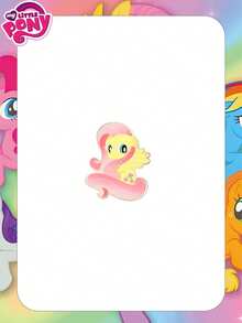 MY LITTLE PONY 1/6 件装全新小马宝莉卡通人物合金吊坠胸针，可爱小马包括萍琪派、云宝黛西、暮光闪闪、柔柔、瑞瑞，可作服装、书包配饰，珐琅徽章，是闺蜜聚会的完美装饰，也是经济实惠的日常艺术装饰品。 - A - 查看 19