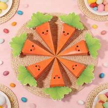 10pcs Easter Party Favor Gift Candy Cookie Paper Box Decoration Boxes Rabbit Carrot Boxes, Kitchen Preservation Products, Home Storage, Home Decor - Multicolor - View 2