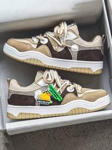 Men Sneakers - Khaki - View 1