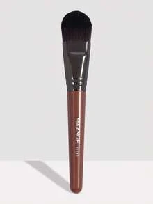 1pc MAANGE Extra Large Foundation Brush, Soft Fiber Material, Portable, Travel Essential Makeup Brush - Redwood - View 5