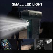 130,000 RPM Turbo Fan, Mini Blower, 3-Speed Adjustable Electric Air Duster, 52m/S Brushless Motor Handheld Air Duct, High-Performance Automotive Turbo, Air Cushion Inflator, Pet Dryer, BBQ Blower