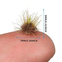 104株/盒 静电植绒草丛 模型火车场景模型装饰草丛 - As photos - 查看 5
