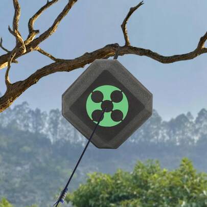 SHIOUCY Black Green Cubic Archery Training Target 9.06x9.06x9.06in XPE Material 45lbs Bow For Indoor Outdoor Archery Range Home Practice