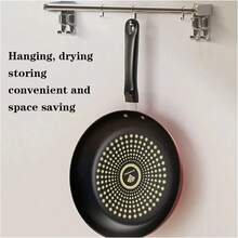 Frying Pan Non Stick 24cm Frying Pan Diamond,Lightweight & Easy To Clean, Induction Compatible - Red - View 8