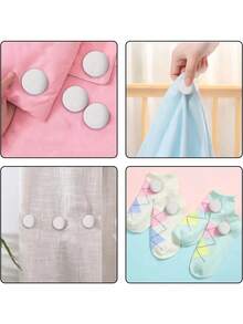 4/8/16/20pcs Bed Sheet Duvet Cover One-Click Buckle Fastener, Anti-Slip Blanket Clip Quilt Holder - one-size - View 7