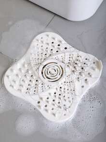 2pcs Silicone Flower Shaped Sink Overflow Stopper, Easy To Install, Suitable For Kitchen And Bathroom Sinks, Prevent Water Overflow And Clogging - Multicolor - View 2