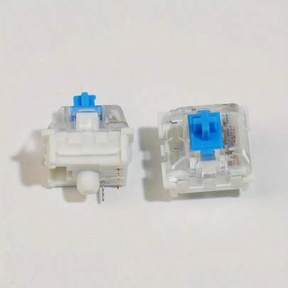 50pcs/100pcs Practical Mechanical Keyboard DIY Hot-Swappable Cherry MX Switches, Crisp Clicking Sound, Ideal For Office And Gaming, Keycap Puller Included