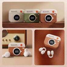 Q87 Retro TWS Wireless Bluetooth Earphones With Battery Display, Long Endurance, Clip On Ear Noise Reduction, Comfortable - Multicolor - View 9