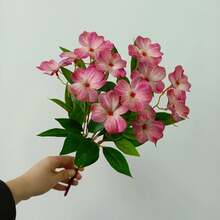 3支/6支仿真百合花，家居装饰，桌面摆件，插花，人造植物，塑料花，花园装饰，婚礼装饰，花束 - 多色/款式隨機. - 查看 19