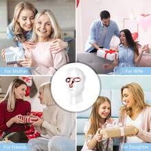 Aedwdpe LED Facial Mask With Vibrant Light - Home Beauty Tool, Perfect Gift For Wife Friends Family On Holidays - 紅眼掛脖 - 查看 10