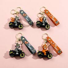 Warner Bros Fashion Tom And Jerry Keychains, Silicone Keychains, Cycling, Tom And Jerry Are Suitable Gifts For Family Members During The School Season - Multicolor - View 6