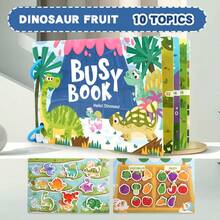 1 Pc Children's Early Education Enlightenment Sticker Book, Knowledge Cognition Montessori Baby Sticker Book Toy - Quiet Book - View 16