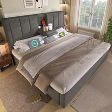 Bed Bases & Foundations - Gray + Linen + 140cm*190cm - View 6