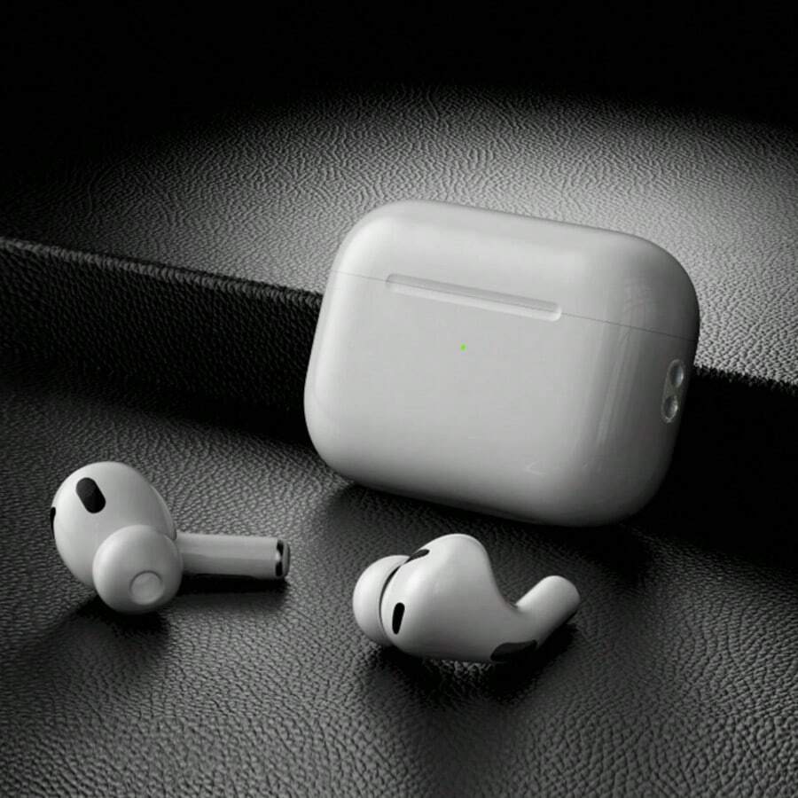 无线耳塞，蓝牙耳机，无线耳麦 - 立体声降噪，蓝牙5.3，高清音频，超长续航，音乐、健身、旅行的理想之选，兼容智能设备 - 白色 - 查看 1