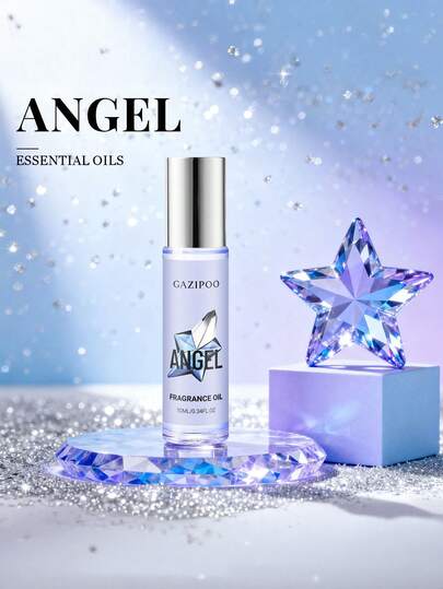 5-Pointed Star Heart-Shaped 10ml Women's Elegant Perfume, Long-Lasting Fresh Oriental Fruity Floral Scent - Orange, Bergamot, Nutmeg, Dark Chocolate, Boosts Confidence & Charm, Star-Shaped Bottle Reflects Inner Self, Leak-Proof Seal, Ideal For Christmas, Parties, Halloween, Business Trips, Holidays, Gifts For Parents, Couples, Friends