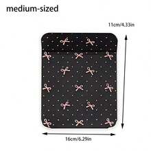 1pc Foldable Mirror, New Fashion French Plaid, Letter, Yellow Silk, Polka Dot, Star, Ribbon, Bow Design Tabletop Makeup Mirror, Anti-Drop, Portable, Suitable For Home, Travel, Dorm, Gift For Friends, Family, Girlfriend, Valentine's Day, Mother's Day - Multicolor - View 13