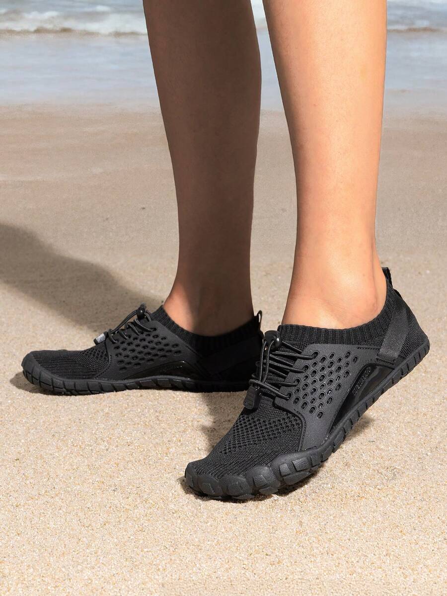 Women's Barefoot Water Shoes - Quick-Dry Aqua Socks For Beach, Swimming & Sports - 黑色 - 查看 1