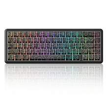 ATTACK SHARK X65 HE 有线快速触发磁力开关 65% 机械游戏键盘，霍尔效应顶部 RGB 热插拔灯效，可调节触发键程，8kHz 轮询率，PBT 键帽，适用于 Windows/PC 系统 - 彩色 - 查看 10