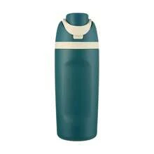 Generic Insulated Stainless Steel Tumbler 16/24oz - Leakproof Lid With Straw, Double Wall Vacuum Cup For Outdoor Sports, Home, Office, Gym | Perfect Christmas Gift - Màu xanh ngọc - Xem 2