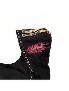 New American Street Retro Hoodie Loose Metal Decoration Y2K Personalized Zipper Sweater New - màu đen - Xem 6