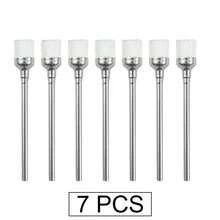 7PCS Nail Drill Cleaning Brush Set, Nail Dust Removal Cleaning Tool, Electric Nail File Milling Cutter Manicure Tool - Multicolor - View 8