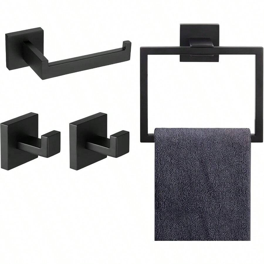 Bath Sets - Matte Black - View 1
