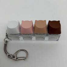 创意手指减压玩具，个性化键帽减压玩具，钥匙扣挂件，爱好，收藏，派对用品，键盘帽，键盘开关测试器，新颖解压玩具 - 彩色 - 查看 20