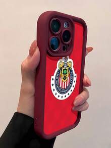 Funda para teléfono con diseño del logotipo de  Compatible con fundas para teléfonos   17  16 Pro Max  15 Pro Max  13 y  12 Diseño de TPU de cobertura total a prueba de golpes Resistente al agua, a caídas y arañazos Un regalo perfecto para fanáticos y entusiastas de los deportes - Burdeos - Ver 4