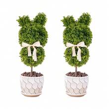 YUNRUX Artificial Plants - Green - View 1