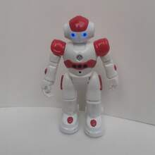 1pc Voice Control, Motion Sensor, Walking, Remote Control, Music - Red - View 8