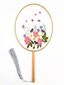 手工干花压制展示框，镂空3D植物标本保护双面透明玻璃框 - 均碼 - 查看 6