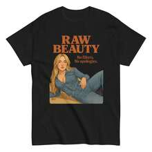 Sydney Sweeney RAW Beauty Unapologetic Stance  Parody T Shirt Summer Men's And Women's Loose And Breathable T-Shirt Top - màu đen - Xem 9