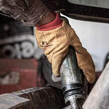 Men's Work Gloves Handy Andy Gold Gloves - 1雙裝 - 查看 4