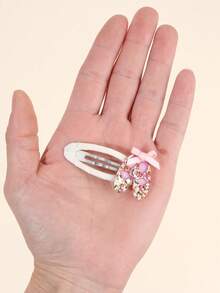 2pcs Ballet Shoe Hair Clips For Girls Sparkly Sequin Hair Bows Elegant Ballet Alligator Clips Exquisite Glitter Sequin Bow Barrettes Girls Daily Hairpins Clips Dance Themed Headpiece Teens Hair Accessories - Pink - View 6