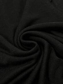 3件套女士时尚纯色组合套装，弹性下巴罩，方便的头巾，围巾，头饰，长袍，适合日常穿着 - 3pcs/set(黑+粉+藏青) - 查看 12