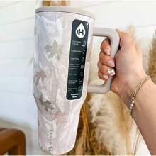 HydroJug32oz Is Lightweight And Portable, While 40oz Challenges The Limits Of Hydration. The Brand-New 2026 Stainless Steel Vacuum Cup Adopts Tritan To Lock In Temperature. With Its Coffee Lattice Design, It's Suitable For Sports, Drinking Water, Ice Cubes, Coffee, Milk Tea, And Other Beverages - Nhiều màu - Xem 33