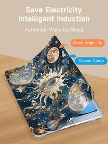 Eye Pattern Basic Tablet Sleeve, Minimalist Design - Multicolor - View 5