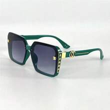 1副经典时尚女士太阳镜，奢华时尚防紫外线眼镜 - 彩色 - 查看 7