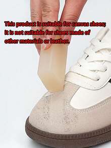 1个装优质PVC鞋履清洁橡皮擦 - 去除运动鞋、绒面革和磨砂皮鞋的污渍和污垢 - 非常适合保养白色鞋子、雪地靴、月球靴等。清洁工具，清洁产品，母亲节礼物，卧室装饰，花园，厨房装饰，夏季，海滩，旅行必备，房间装饰，软萌玩具，毕业季礼物 - 彩色 - 查看 3