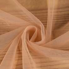 1pc Delicate Transparent Nylon Solid Color Tulle Fabric, Pre-Cut For DIY Wedding Dress, Gown - A - View 73