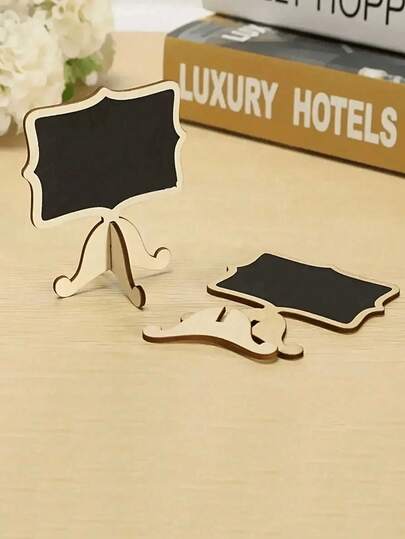 10/20 ชิ้น/กระดานดำขนาดเล็ก, กระดานดำพร้อมขาตั้ง, ป้ายข้อความ, กระดานดำไม้ขนาดเล็ก, เหมาะสำหรับงานแต่งงาน, งานเลี้ยงวันเกิด, หมายเลขโต๊ะ, ป้ายอาหารและการตกแต่งกิจกรรมพิเศษ, ป้ายและของตกแต่งชีสเค้ก, วันวาเลนไทน์, ของตกแต่งงานปาร์ตี้วันวาเลนไทน์, อุปกรณ์จัดงานแต่งงาน, ของขวัญวันเกิด