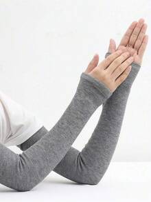 1 双羊毛保暖袖套，男女通用，加厚柔软，防风保暖，弹性设计，适合秋冬季驾驶、骑行、通勤。 - 各種各樣的 - 查看 7