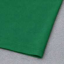 Cropped T-shirt Brasil Estampado Top Blusinha Gola Redonda Manga Curta Copa do Mundo Eleição Brazil Tendencia Torcida - Verde - Visão 4