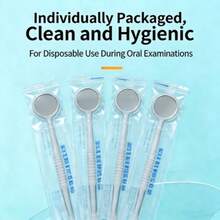 1个一次性口腔镜，卫生清洁 - 白色 - 查看 1